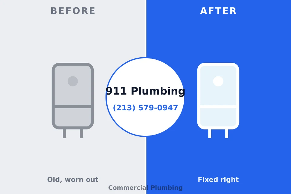 Before and after: plumbing repair Stacy, MN